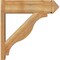 Ekena Millwork Funston Rough Sawn Arts and Crafts Outlooker, Western Red Cedar, 8"W x 28"D x 28"H OUT08X28X28FST03RWR - alternate 4